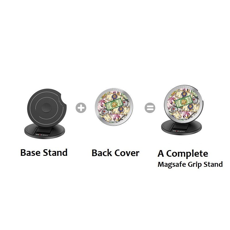 Strange Currency MagSafe grip stand cover detail