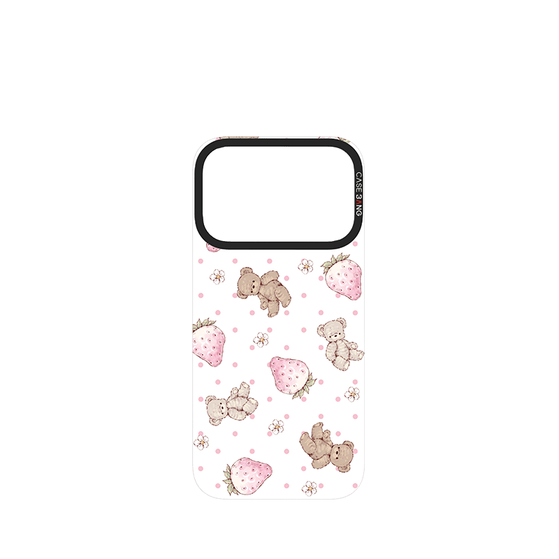 Strawberry Bear Imagisnap - CaseBangImagisnapCaseBangiPhone 17 Pro MaxBack Cover