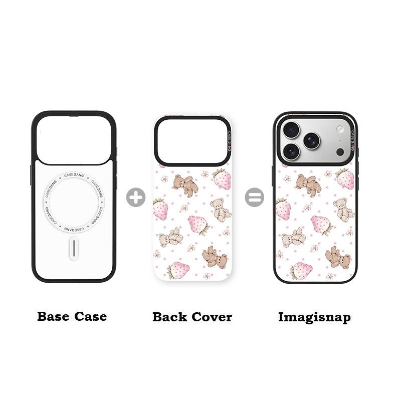 Strawberry Bear Imagisnap - CaseBangImagisnapCaseBangSamsung S25 UltraBack Cover+Base Case