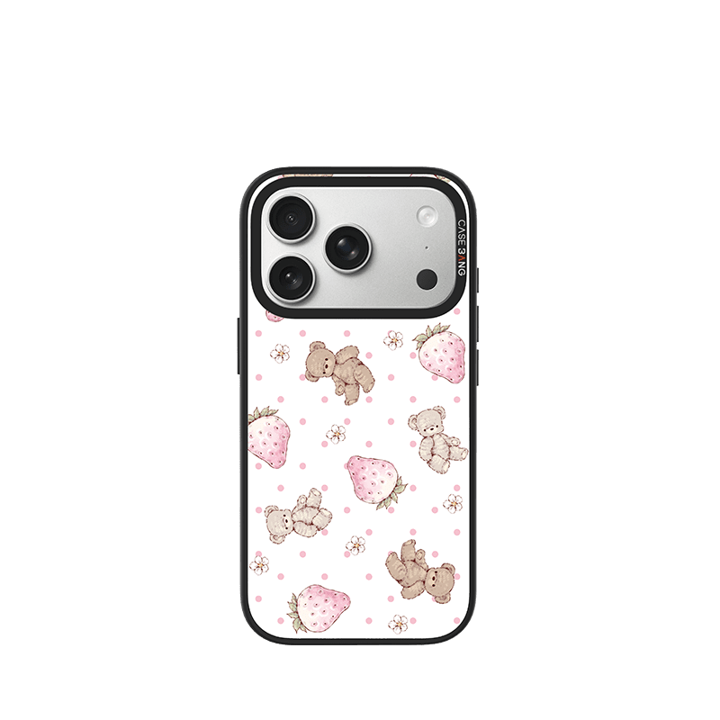 Strawberry Bear Imagisnap - CaseBangImagisnapCaseBangiPhone 17 Pro MaxBack Cover+Base Case