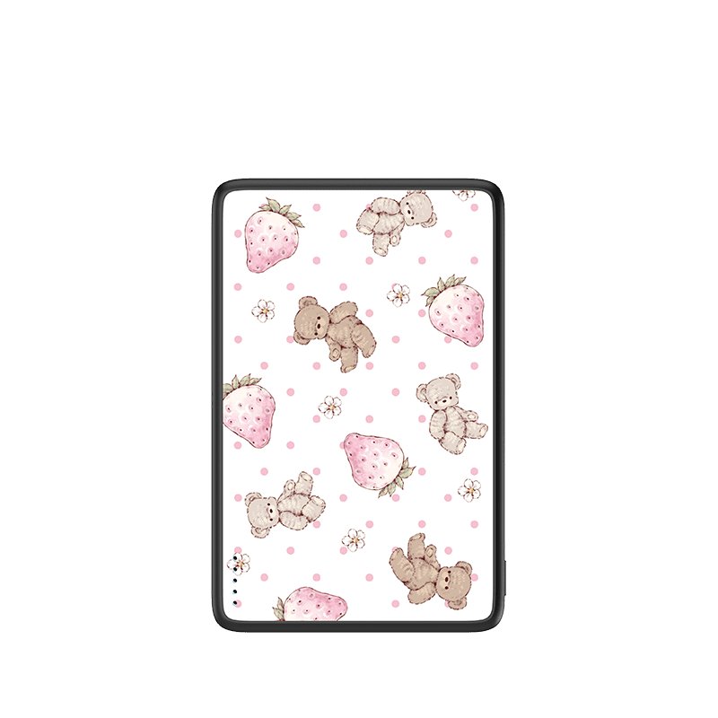 Strawberry Bear Magnetic Power Bank - CaseBangPower BankCaseBang5000mAh