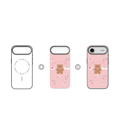 Sweet Pink Bear Imagisnap - CaseBangImagisnapCaseBangiPhone AirBack Cover+Base Case
