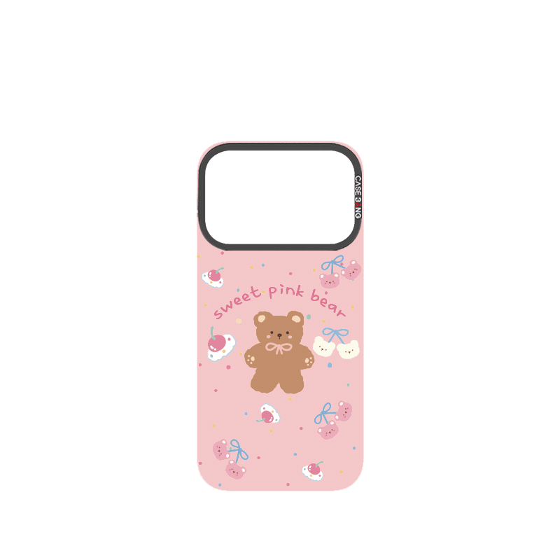 Sweet Pink Bear Imagisnap - CaseBangImagisnapCaseBangiPhone 17 Pro MaxBack Cover