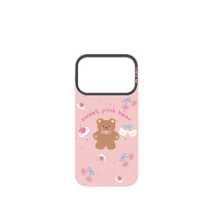 Sweet Pink Bear Imagisnap - CaseBangImagisnapCaseBangiPhone 17 Pro MaxBack Cover