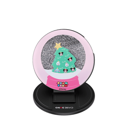 TsumTsum Pink Christmas Star MagSafe Grip Stand - CaseBangMagsafe Grip StandCaseBangBase Stand + Back Cover