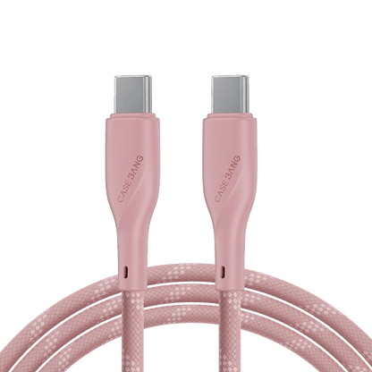 USB C TO USB C Cable - CaseBangCharging CableCaseBangLight Pink