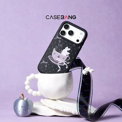 Teacup Twin Bunnies snap-on phone case cover