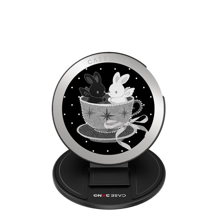 Teacup Twin Bunnies MagSafe Grip Stand