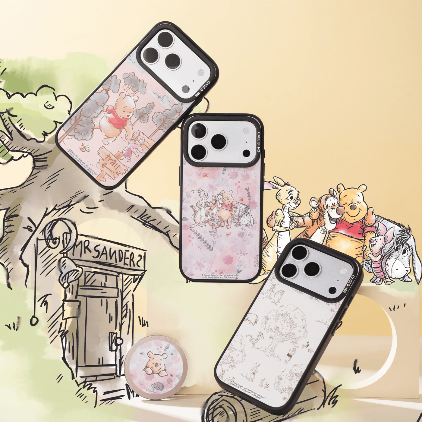 Winnie the Pooh 2.0 Snap - On Cover - CaseBangImagiSnap Case MagSafe CompatibleCaseBangiPhone 13 ProPooh and Piglet