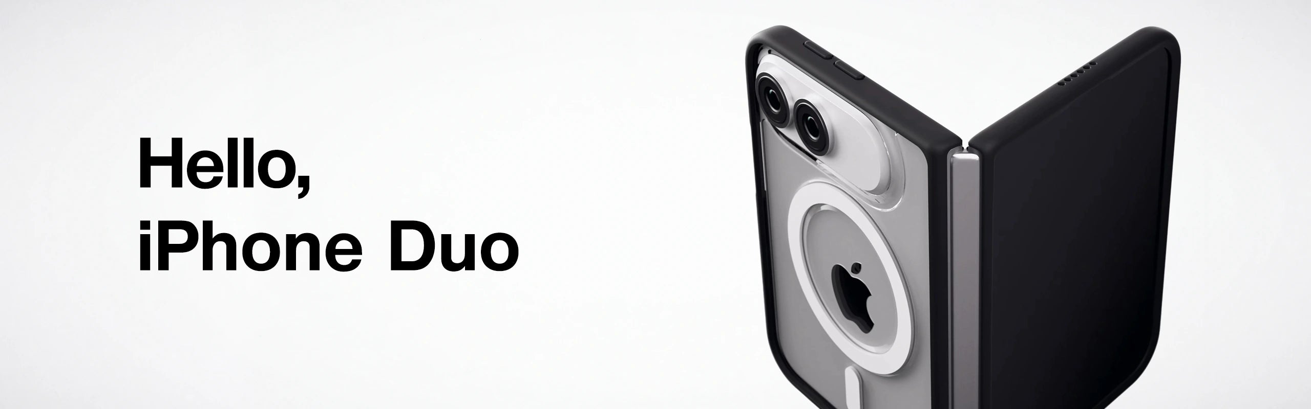 Hello, iPhone Duo — ImagiSnap foldable phone case